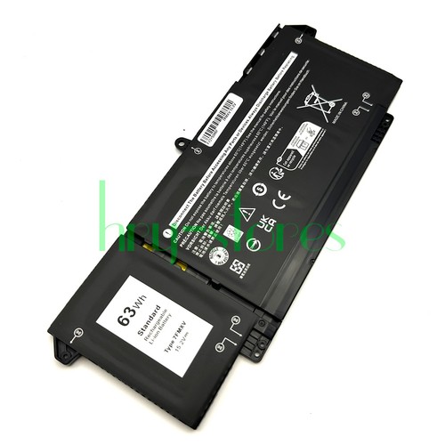Batteria nuova 63wh 7fmxv - nuova, per