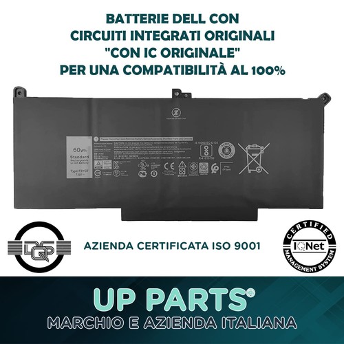 Batteria dell f3ygt con - dell, chip