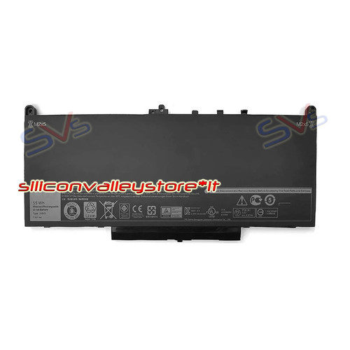Batteria per dell e7270 - batteria,