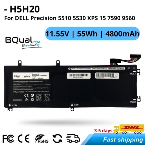 Batteria h5h20 per laptop dell - batteria,