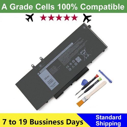Batteria 68wh 3hwpp - per, dell