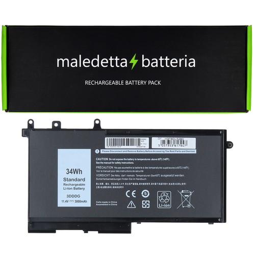Batteria nera per dell - batteria,